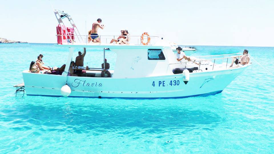 Barca Flavia a Lampedusa