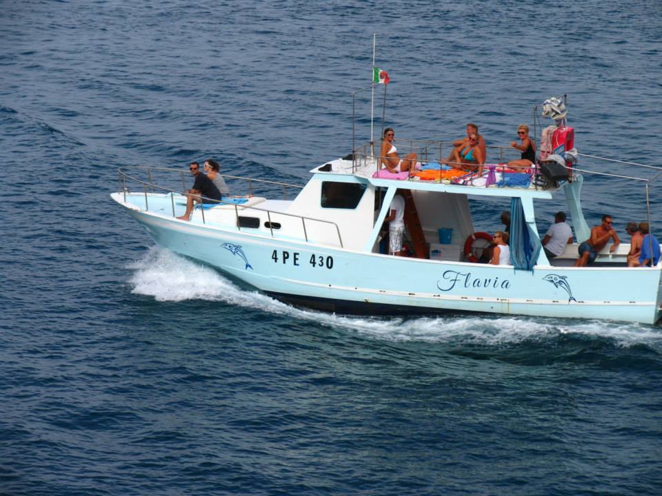 Barca Flavia a Lampedusa