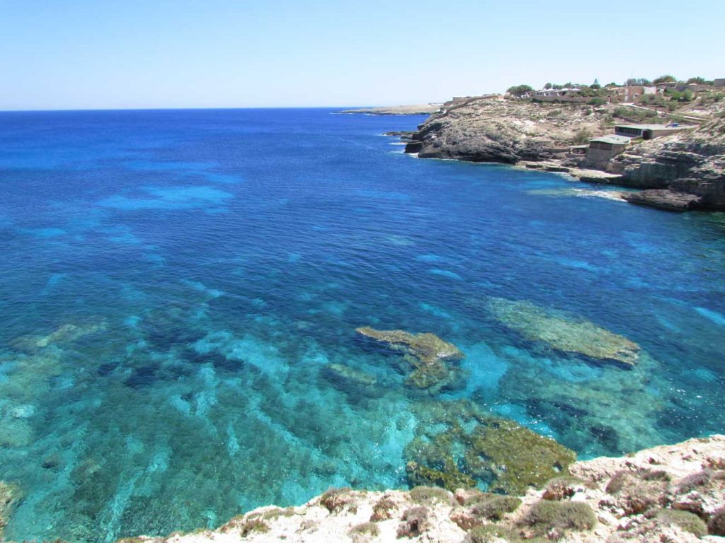 Cala Creta a Lampedusa