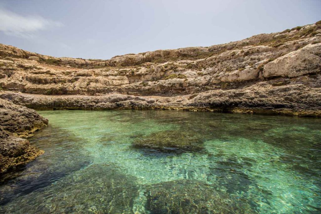 Cala Greca a Lampedusa