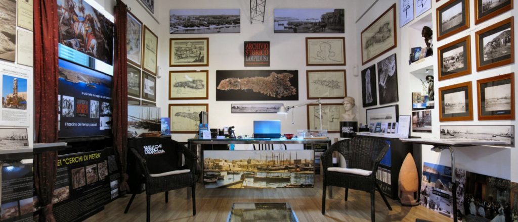 La sede dell'Archivio Storico Lampedusa